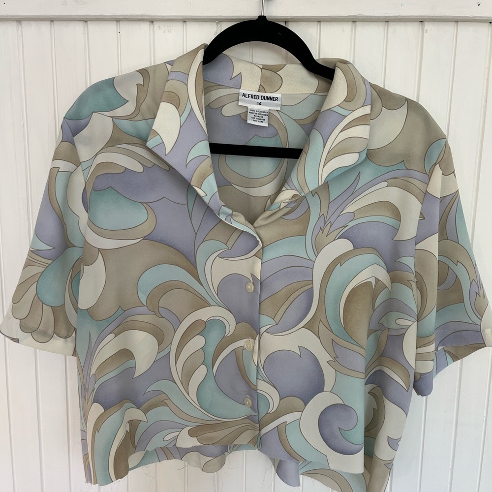 Flowy Alfred Dunner Button Down